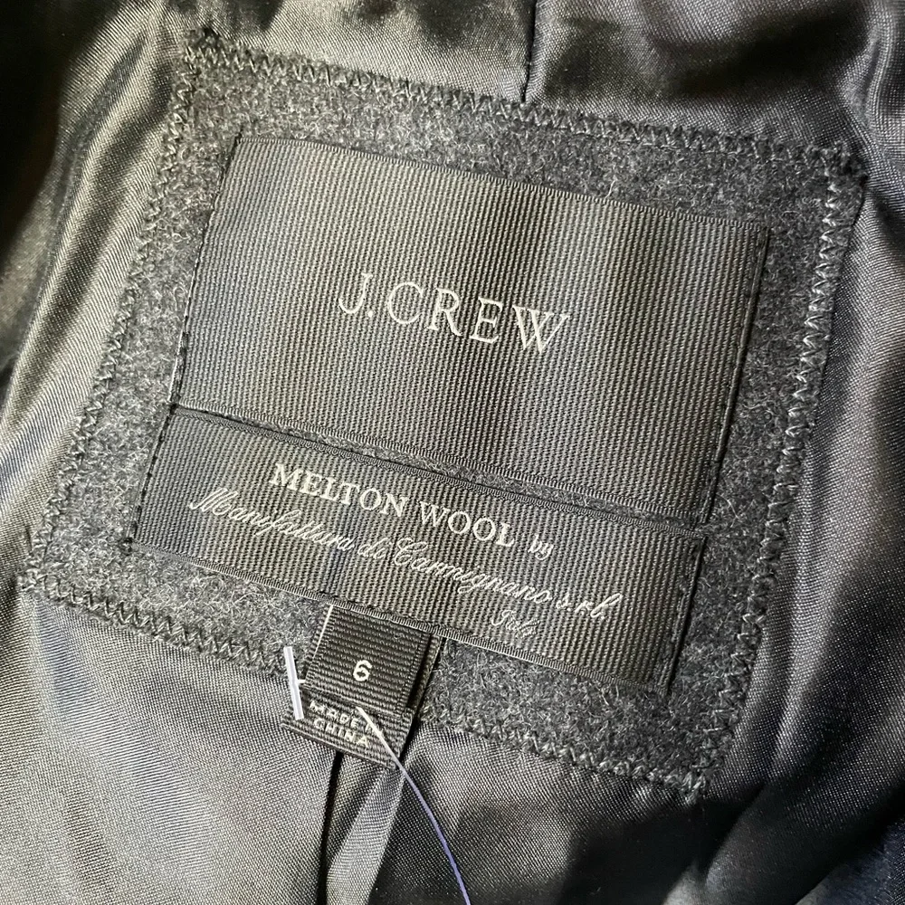J.Crew women gray Melton Wool double Breasted Coats - Picture 10 of 16